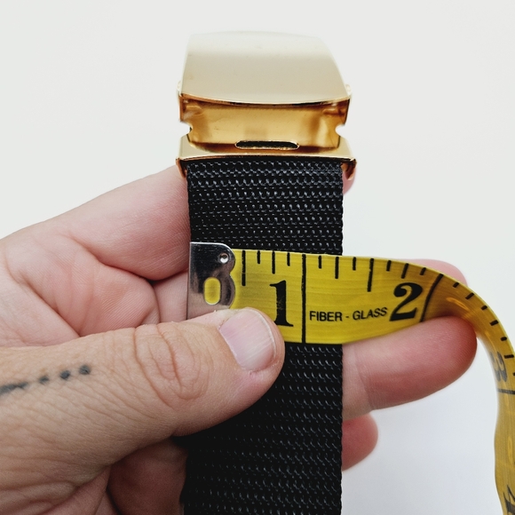 Solid brass buckle belt 42 - Picture 6 of 7